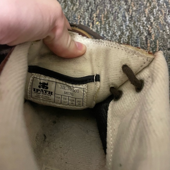 Men's Ipath Cat Vintage Leather Skate Shoes - Picture 4 of 7